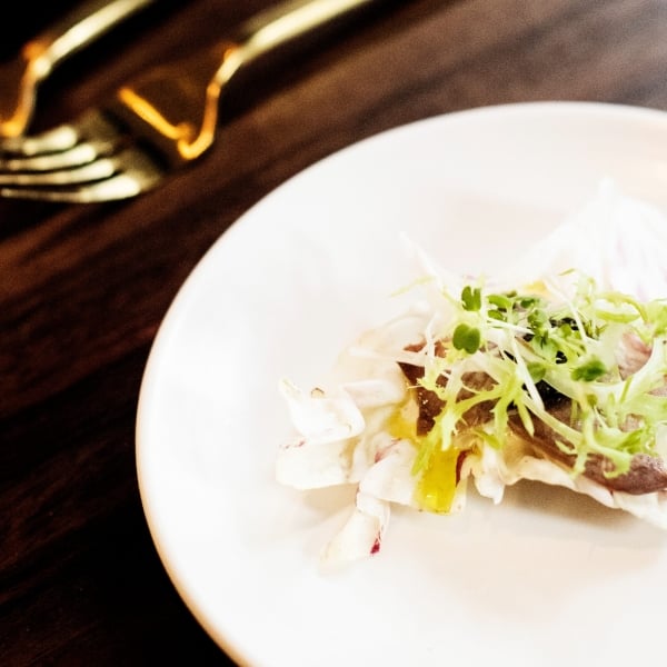 An elegant fish dinner