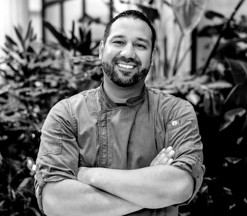 Picture of Chef Joe Mireles with his arms crossed
