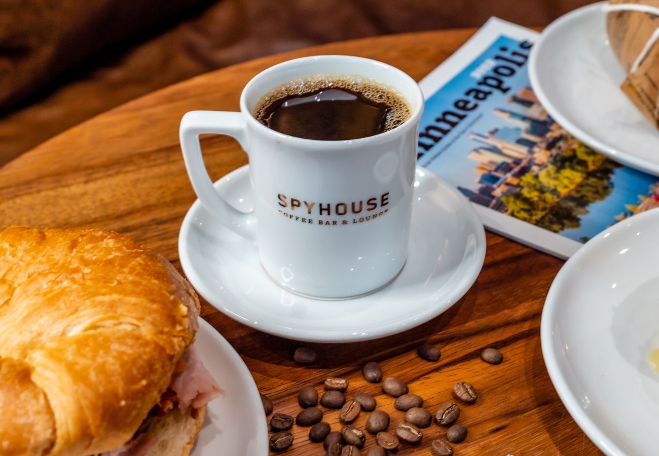 coffee and croissant