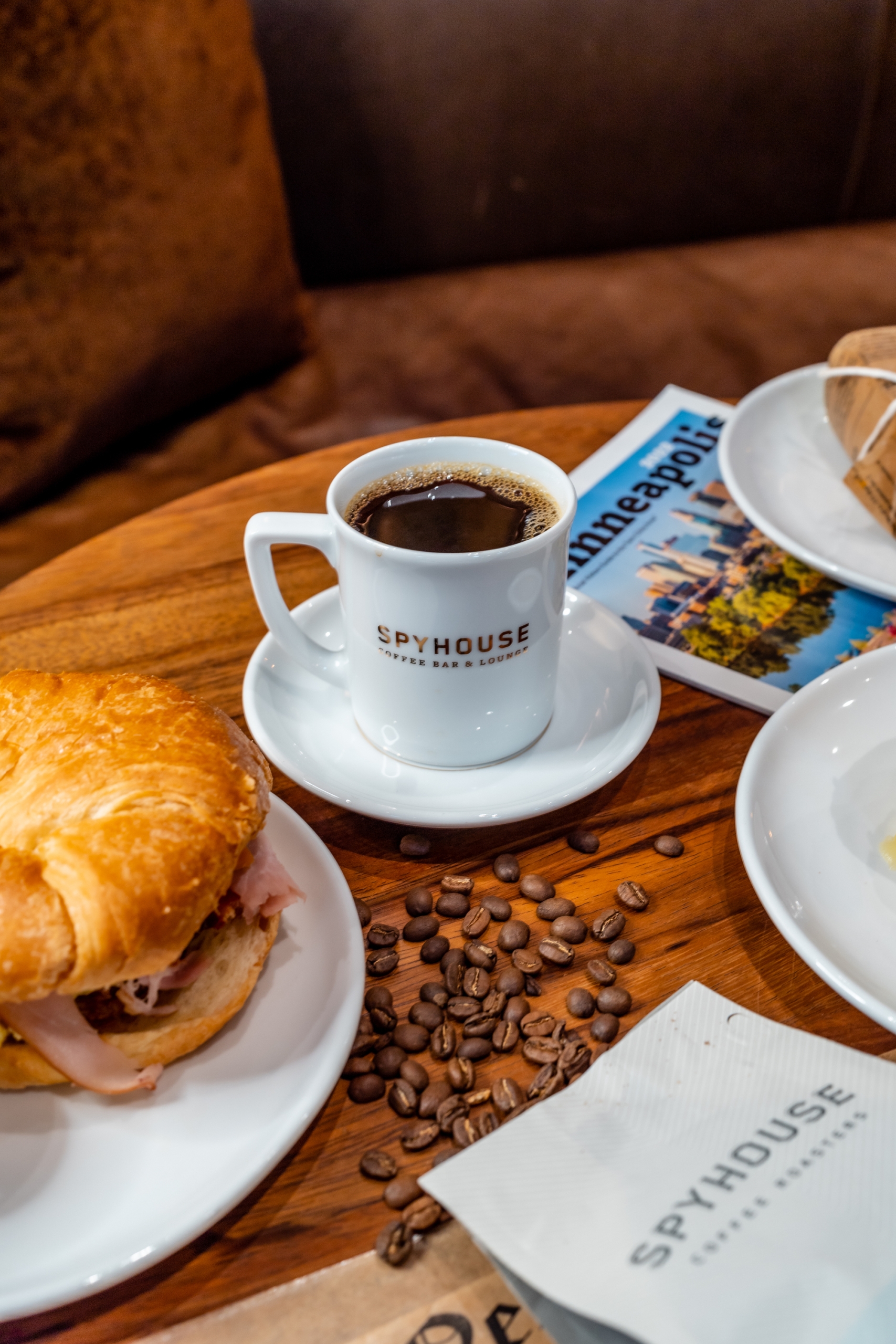 coffee and croissant