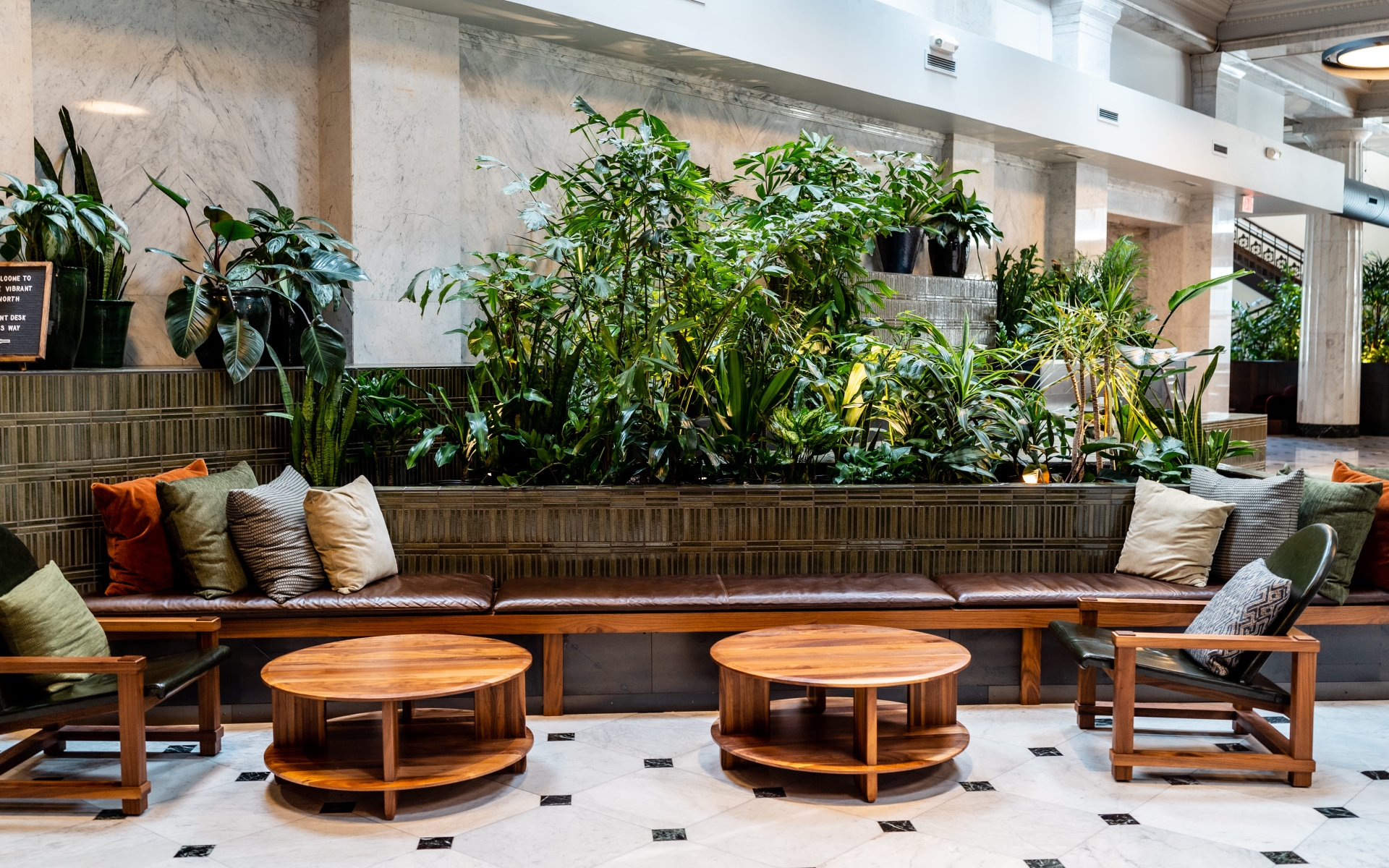 The lobby at Hotel Emery